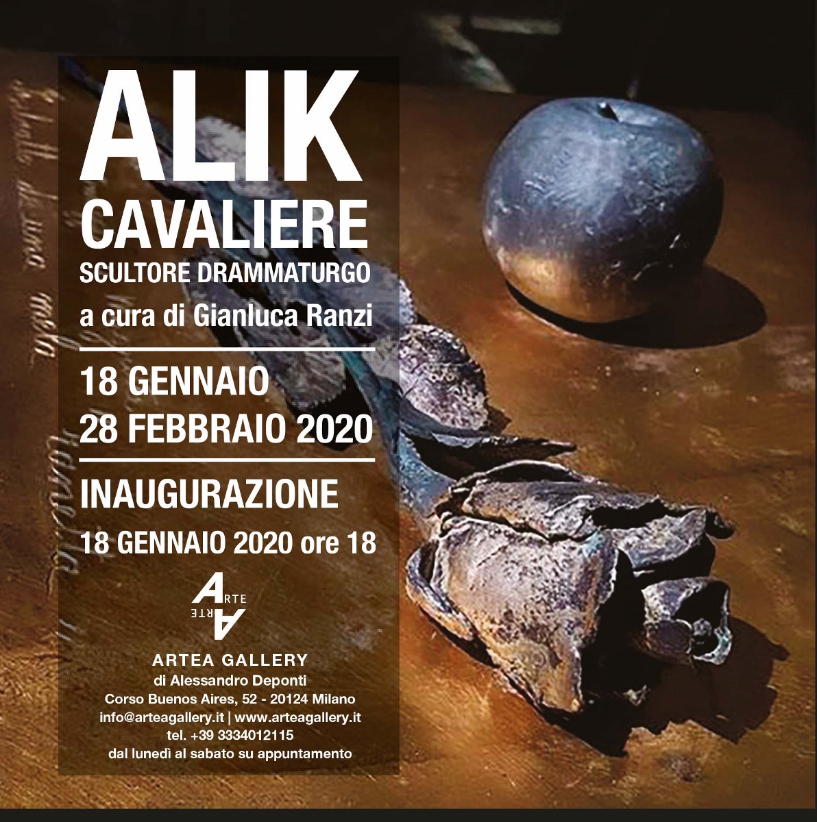 Alik Cavaliere – Scultore drammaturgo